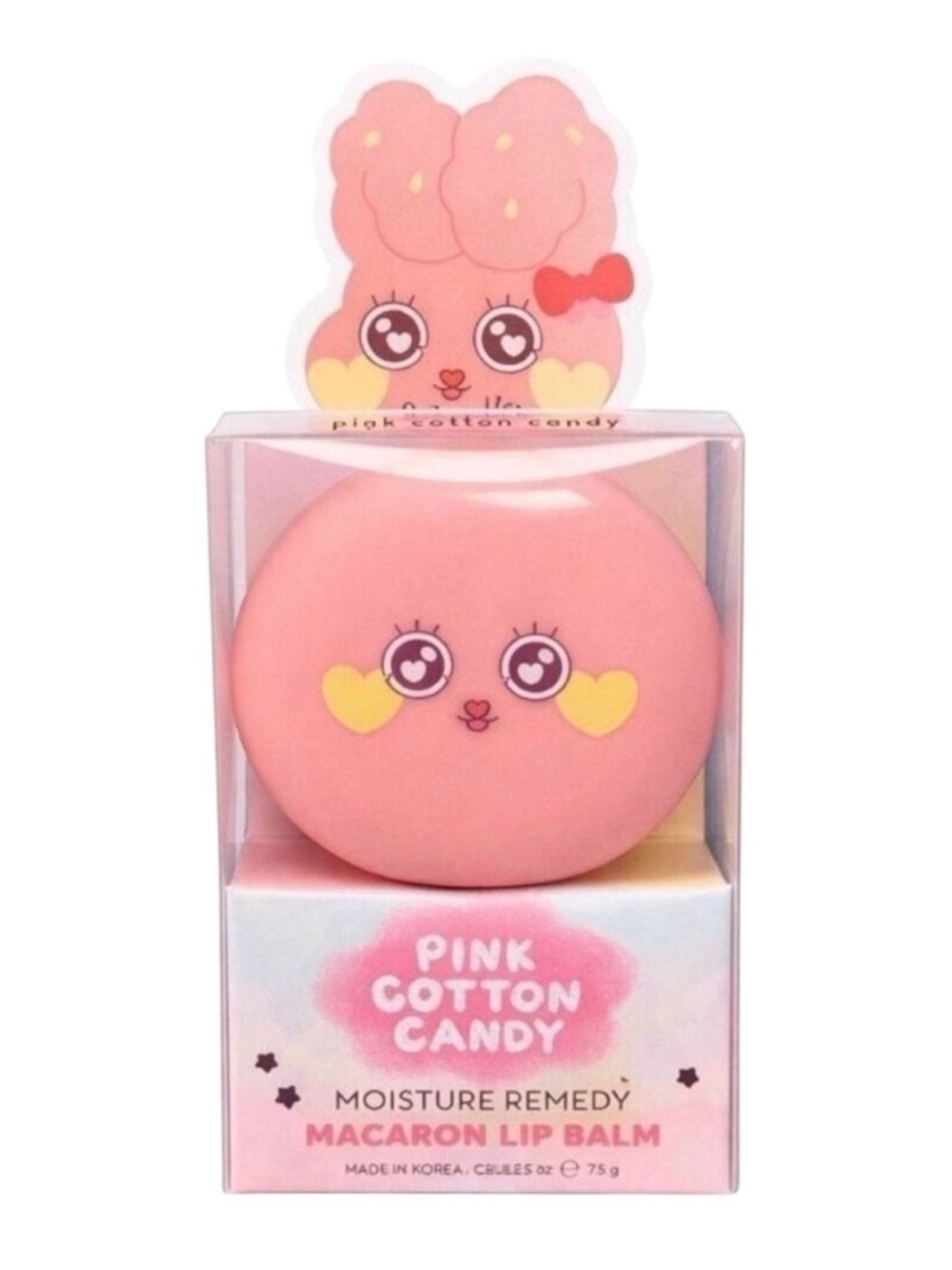 The Creme Shop Pink Cotton Candy Macaron Lip Balm NIB - Picture 2 of 9